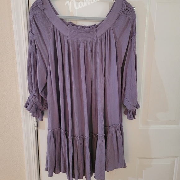 NWT Free People XS Plum See Ya There Mini Dress - Picture 12 of 17
